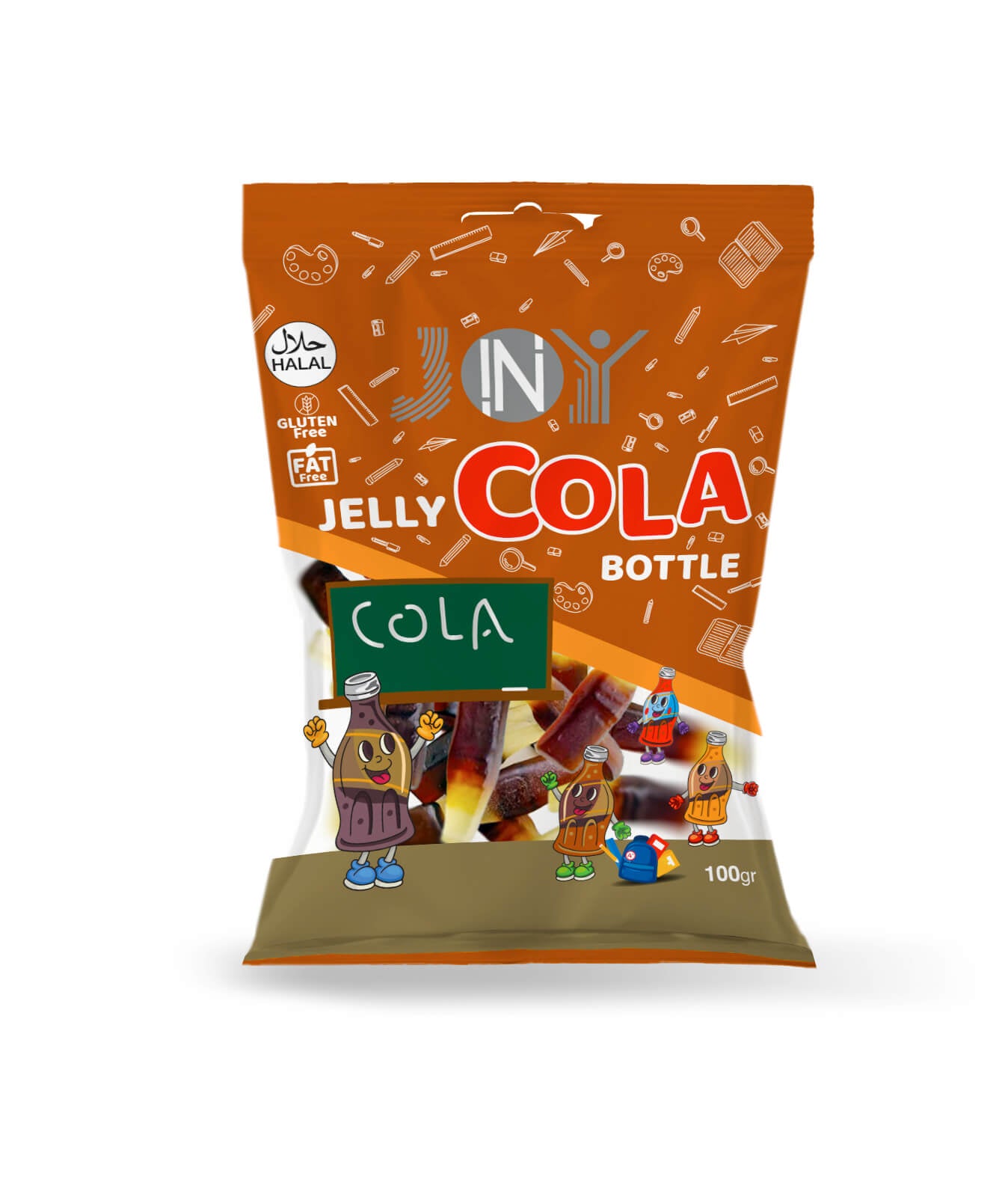 In Joy Jelly Cola Bottles (halal)