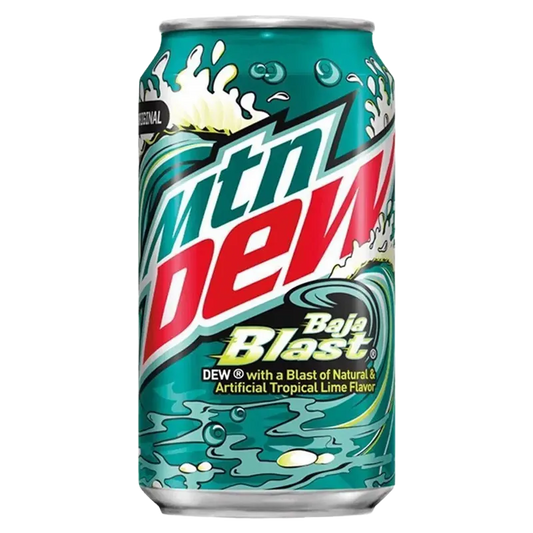 Mountain dew Baja blast (+0.25€ Pfand) (Mhd überschritten)